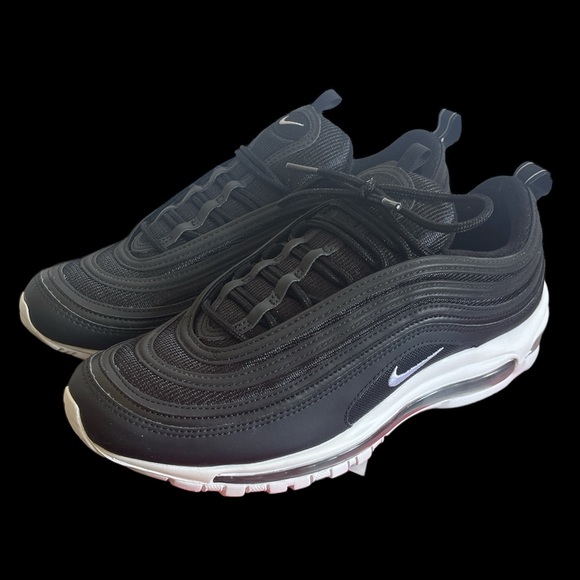 NIKE  AIR MAX 97 921826 001 Black White Men's Running Shoes Size 9.5 - Picture 2 of 6